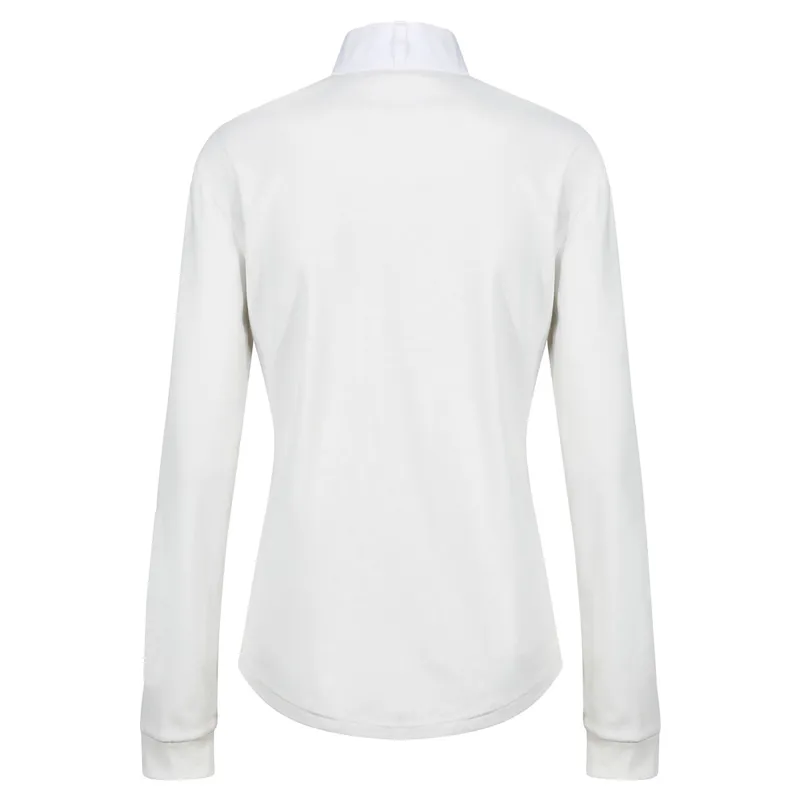 Equetech Foxhunter Ladies Cotton Show Shirt - Ecru-1