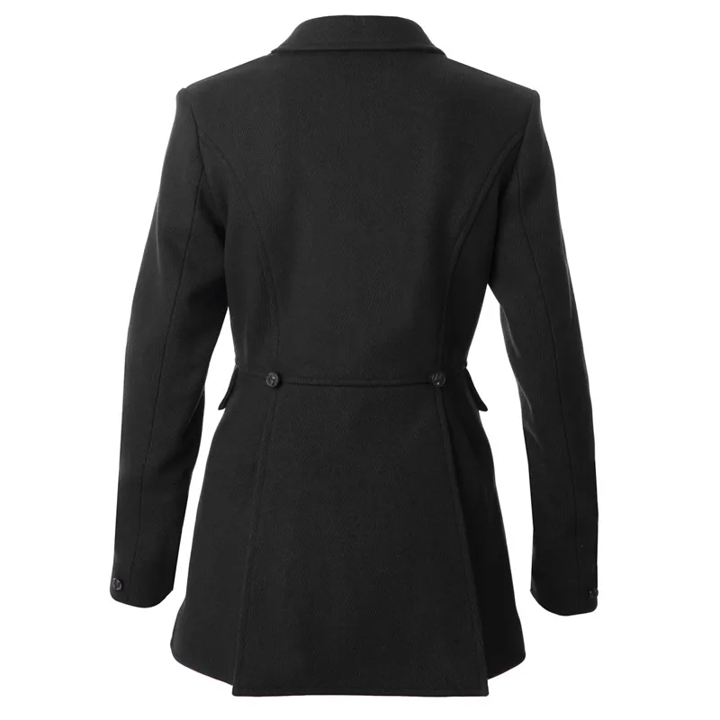 Equetech Hunt Wool Frock Ladies Coat - Black-1