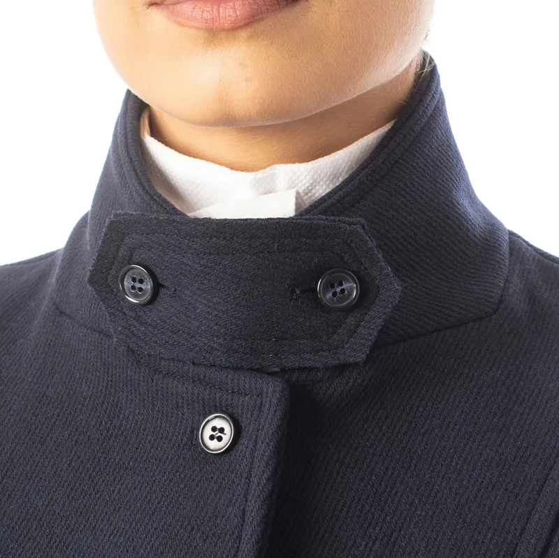 Equetech Hunt Wool Frock Ladies Coat - Navy-5