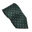 Equetech Polka Dot Adults Show Tie - Bottle Green/White