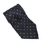 Equetech Polka Dot Adults Show Tie - Navy/Gold