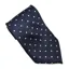 Equetech Polka Dot Adults Show Tie - Navy/White