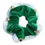 Equetech Christmas Scrunchie - Green/White