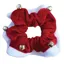 Equetech Christmas Scrunchie - Red/White