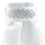 Equetech Deluxe Ready Tied Stock - Solitaire/White