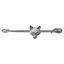 Equetech Foxhead Stock Pin - Silver