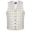 Equetech Tattersall Ladies Competition Waistcoat - Gold/Black Check