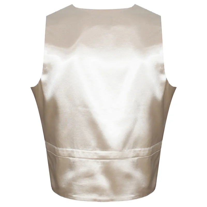 Equetech Tattersall Mens Competition Waistcoat - Red/Black Check-1