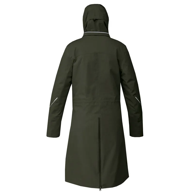Equetech Utopia Ladies Waterproof Long Riding Coat - Khaki-1