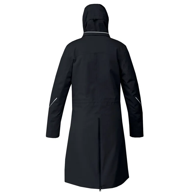 Equetech Utopia Ladies Waterproof Long Riding Coat - Midnight Navy-1