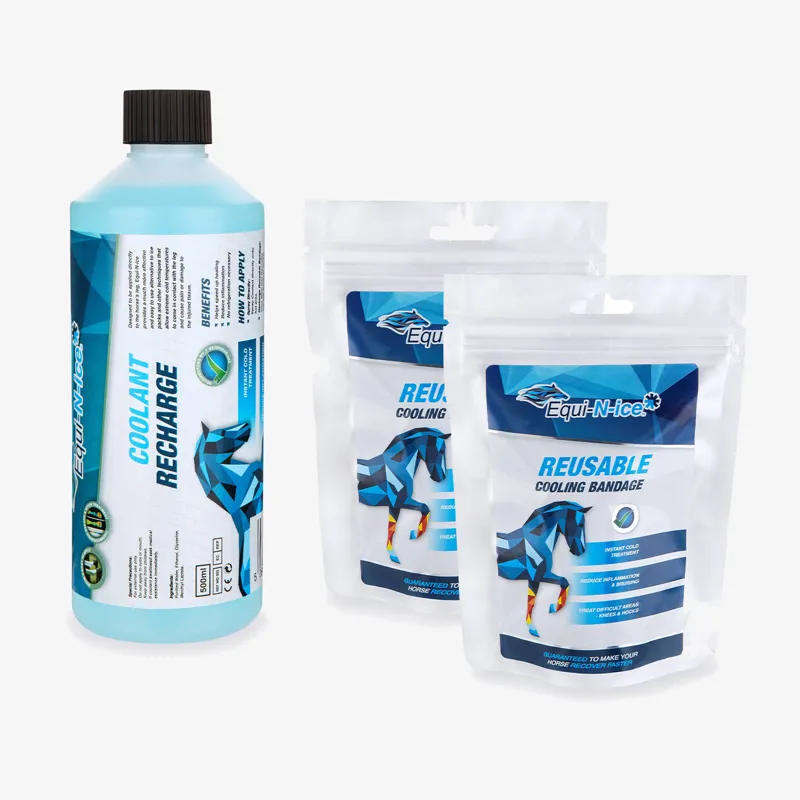 Equi-N-Ice Reusable Therapeutic Cooling Horse Bandage-1