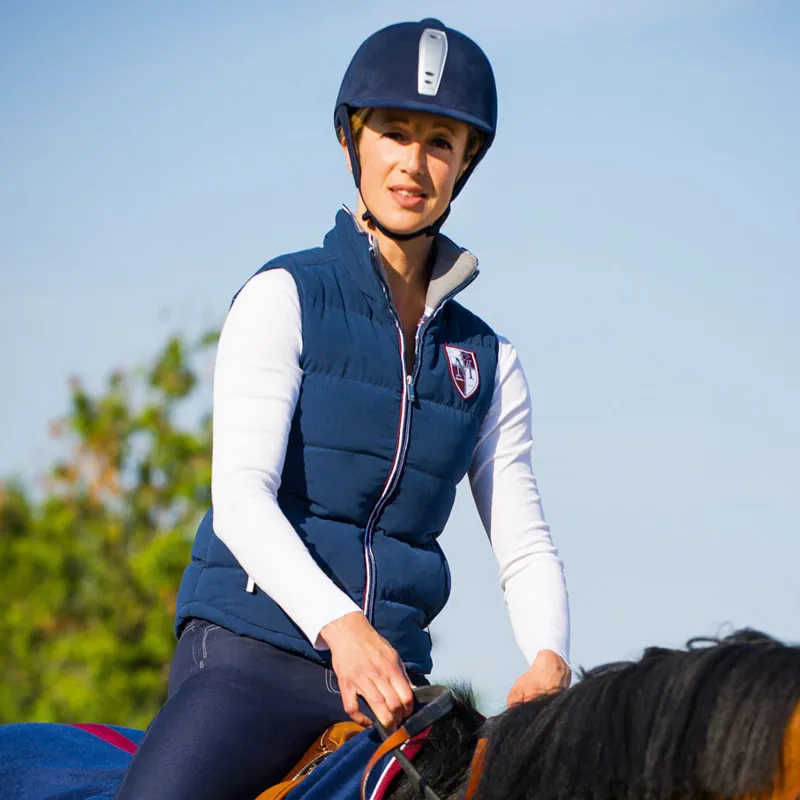 Equi-Theme EquitM Ladies Padded Waistcoat - Navy-4