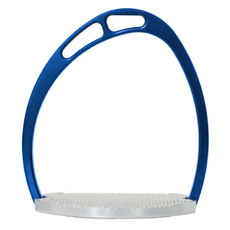 Equitaly Equi Fly Stirrup Irons - Blue/Silver