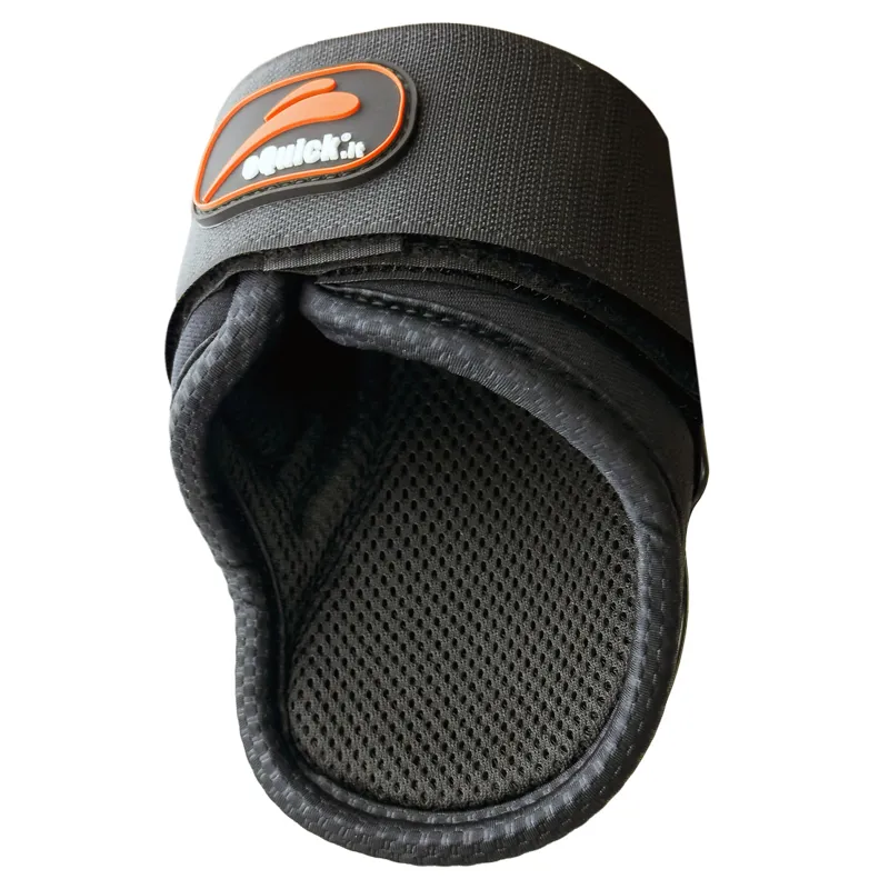 eQuick eAirshock Rear Velcro Fetlock Boots - Legend Black-2