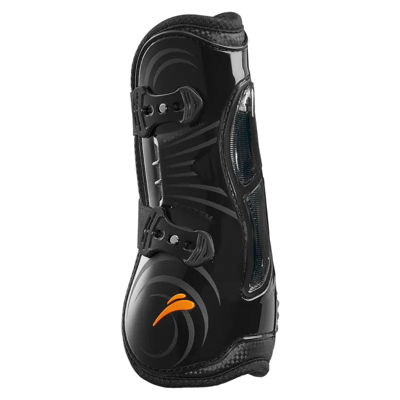 eQuick eAirshock Front Tendon Boots - Legend Black-1