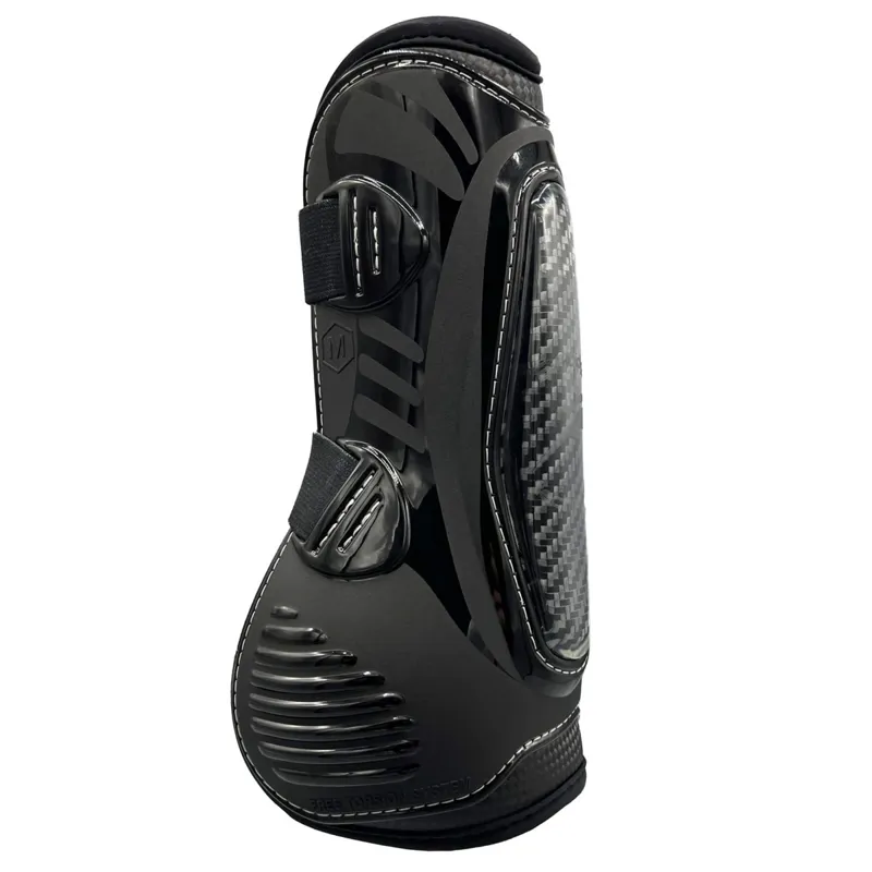 eQuick eCarbon Shock Front Tendon Boots - Black-2