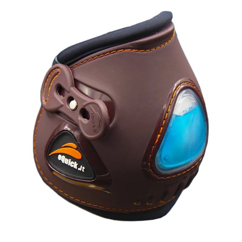 eQuick eUp Mini Elastic Rear Fetlock Boots - Brown