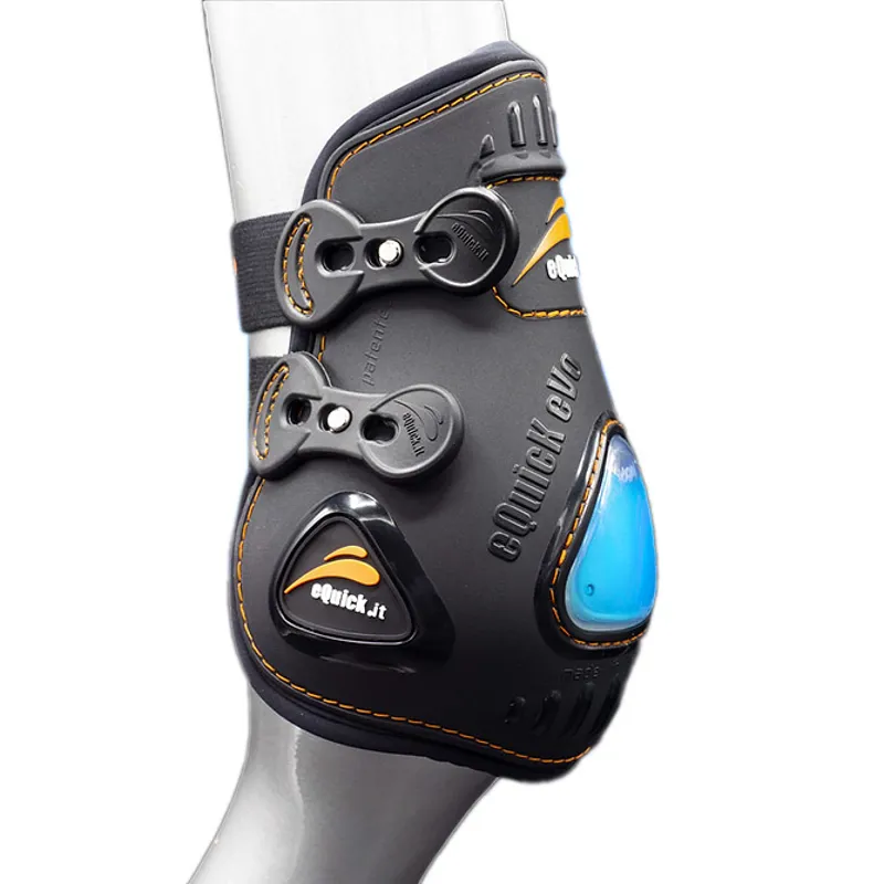 eQuick eVo Elastic Professional Fetlock Boots - Black