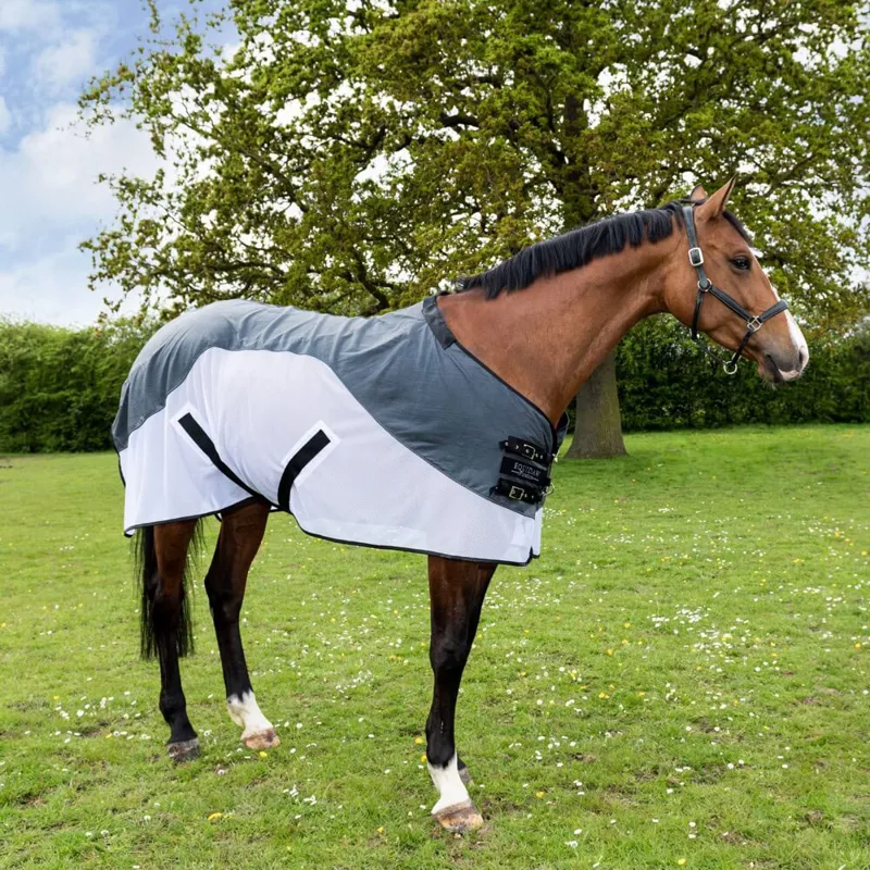 Equidaw of London Cooling Rug - Light Blue/White-2