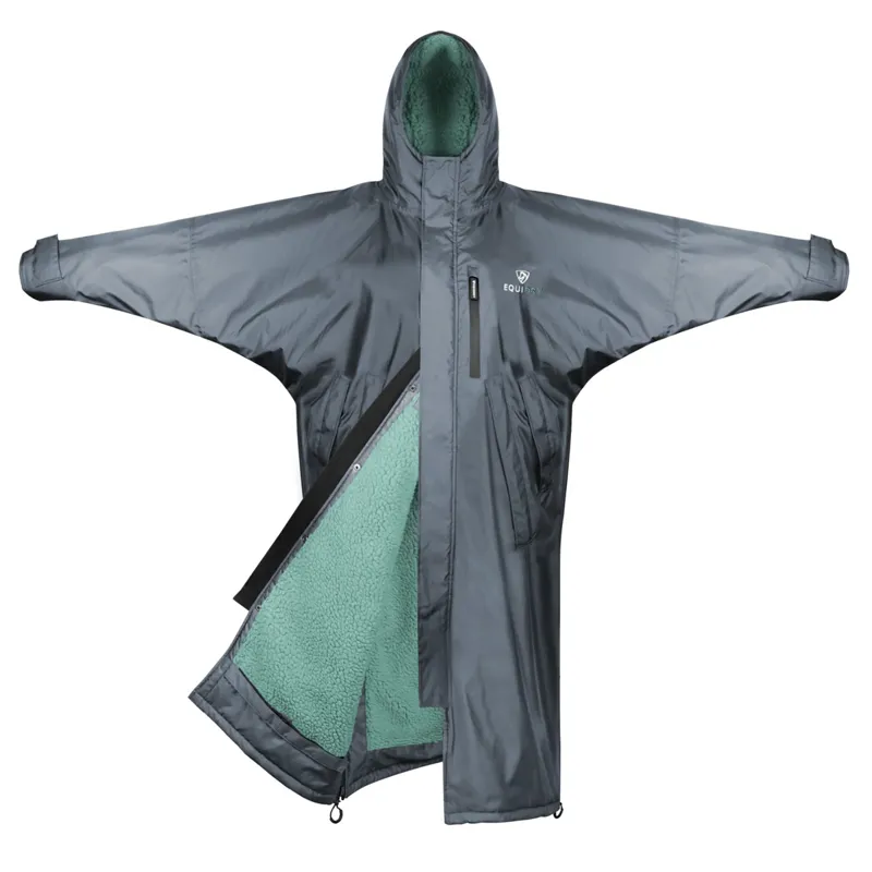 EQUIDRY All Rounder Evolution Adults Jacket - Charcoal/Jade