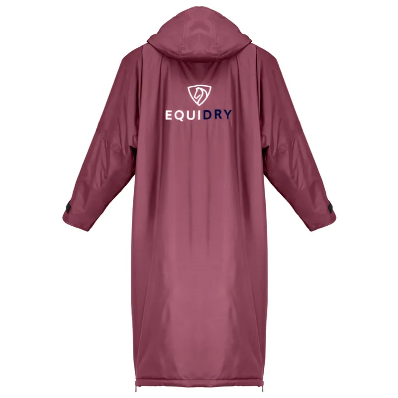 EQUIDRY Original Thick Fleece Lined Junior Jacket - Plum/Navy-1