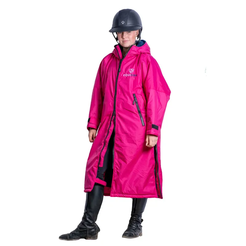 Pink raincoat with hood online