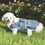 EQUIDRY Waterproof Dog Coat - Steel Blue/Grey