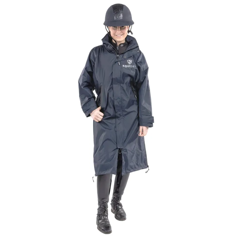 EQUIDRY Evolution Mesh Lined Waterproof Jacket - Dark Navy/Navy-3