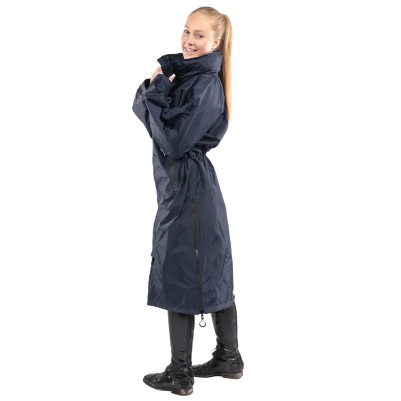 EQUIDRY Evolution Mesh Lined Waterproof Jacket - Dark Navy/Navy-5