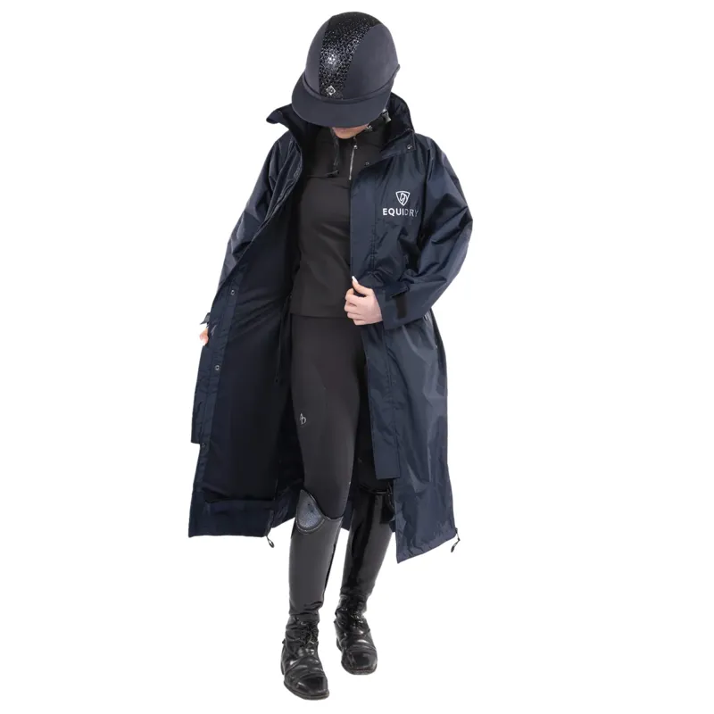 EQUIDRY Evolution Mesh Lined Waterproof Jacket - Dark Navy/Navy