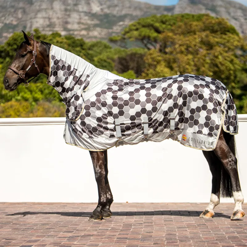 Equilibrium Field Relief Fly Rug - Hexagon Grey