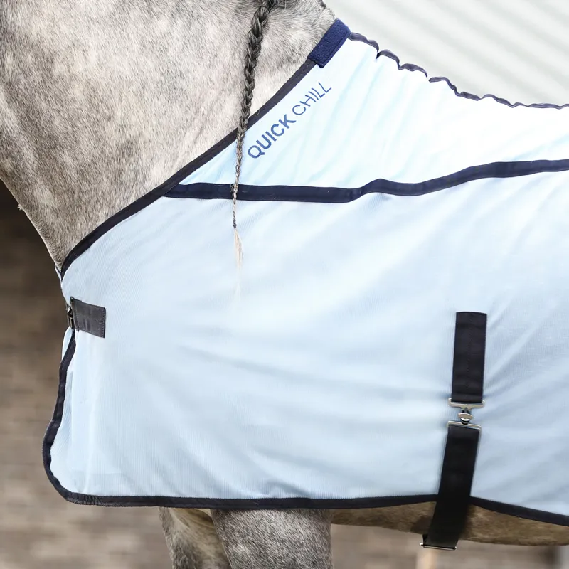 Equilibrium Quick Chill Cooling Rug - Light Blue-4