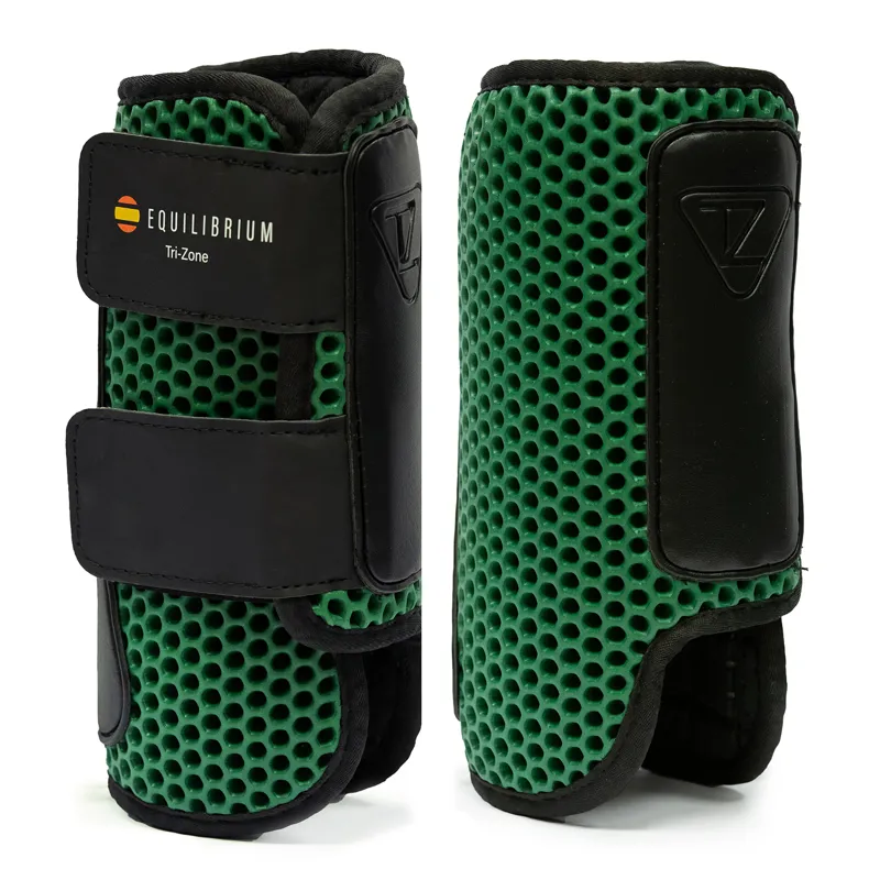 Equilibrium Tri-Zone Impact Sport Front Boots - Hunter Green