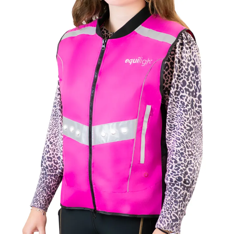 Gilet Réversible Equi-flector - Haute Visibilité - Équitation, Cyclisme