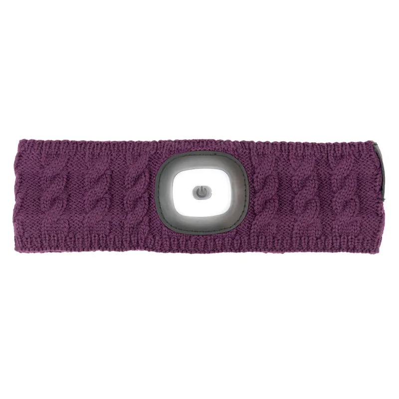 Equi Light Wool Head Torch Headband - Lavender