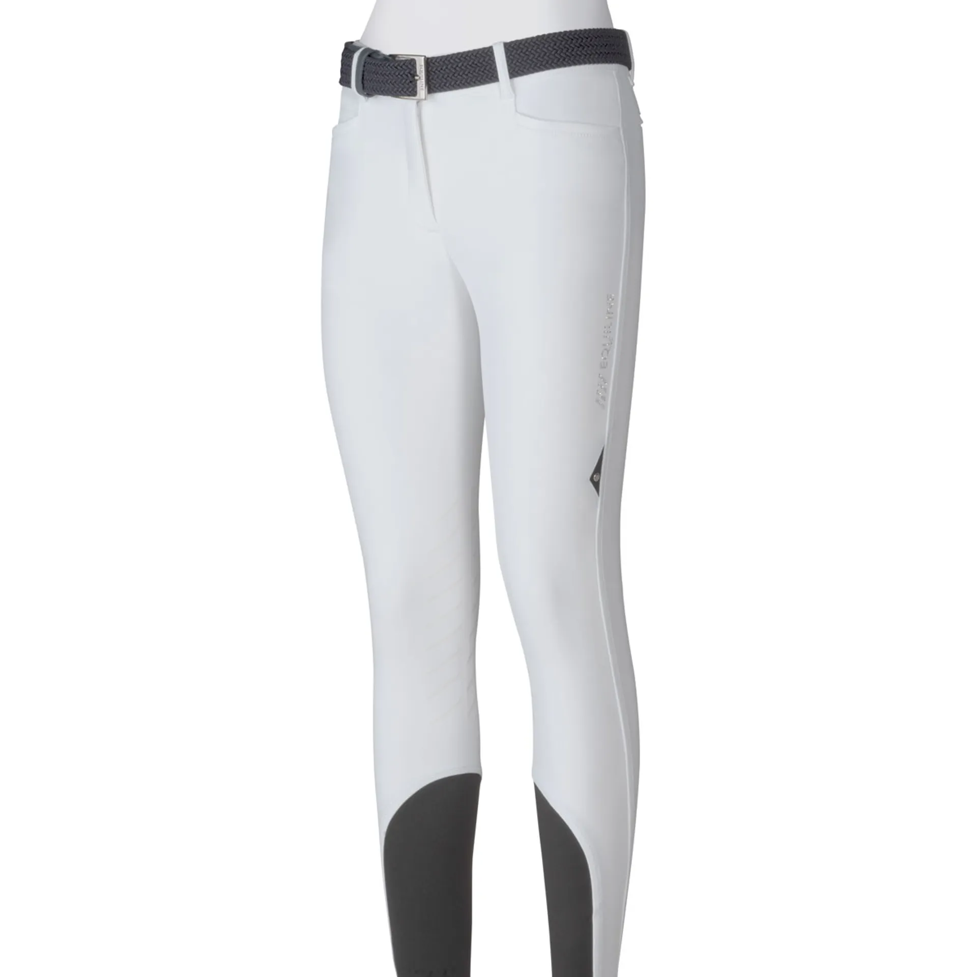 Equiline BAsh Knee Grip Ladies Competition Breeches White