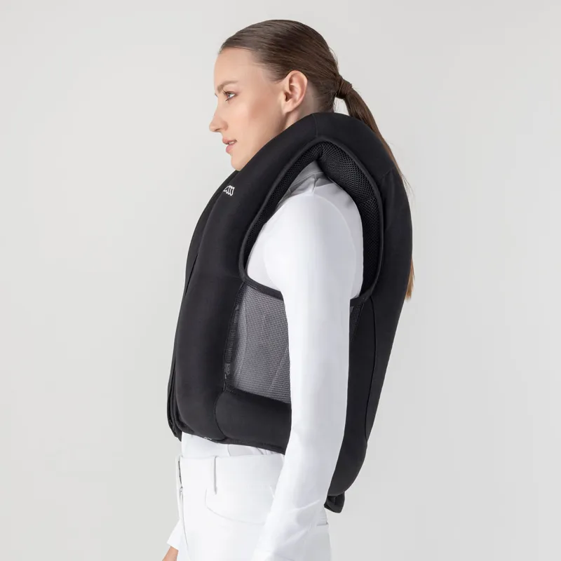 Equiline Belair Unisex Air Jacket with Level 1 Back Protector - Black-2