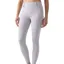 Equiline Calref Ride Fit Full Grip Ladies Riding Tights - Ice