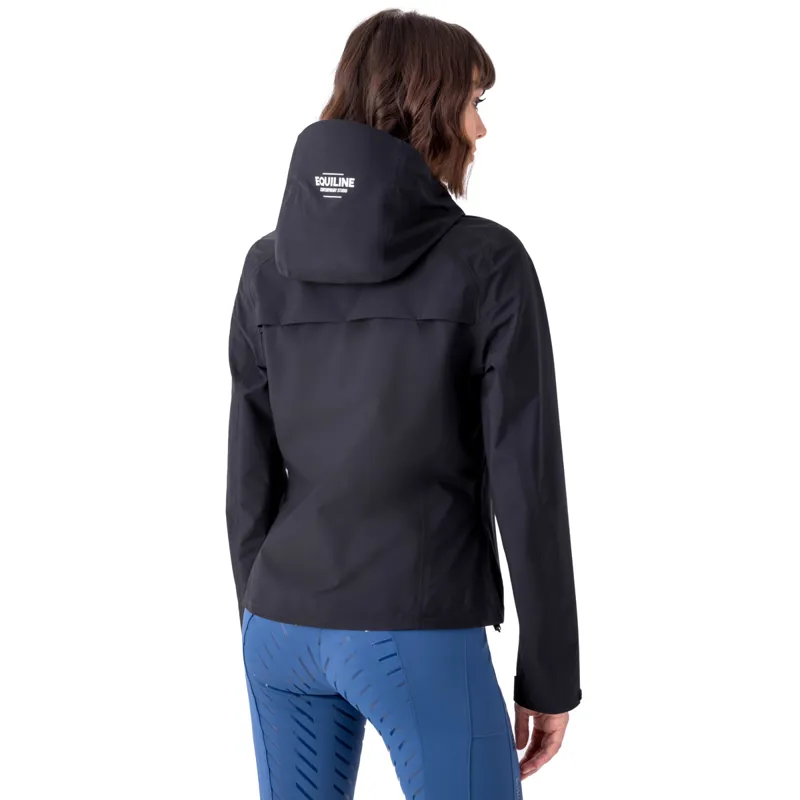 Equiline Cartec Ladies Waterproof Jacket - Black-1