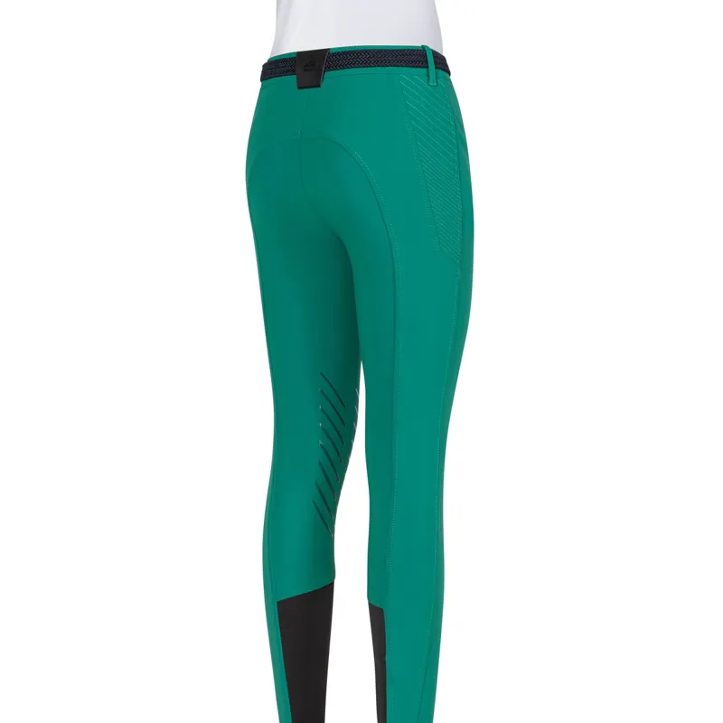Pantalon D'équitation Equiline – Taille 42/IT 8, Vert, Grip, Fabriqué En Italie, Neuf