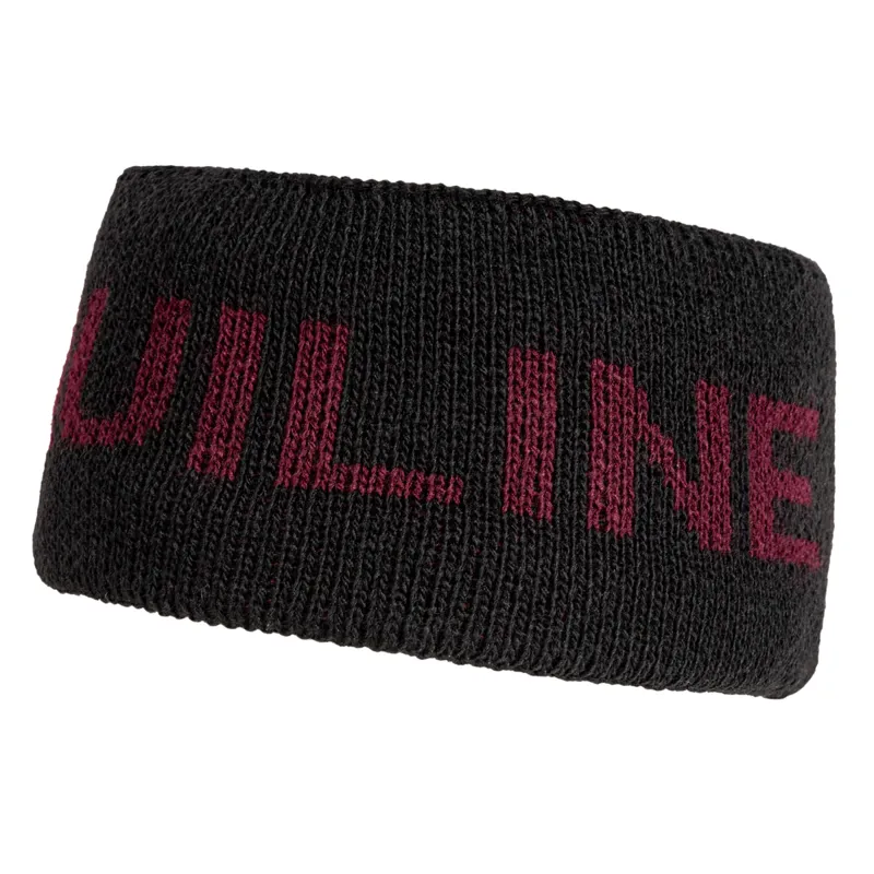 Equiline Clafic Knitted Headband - Black/Port Royale