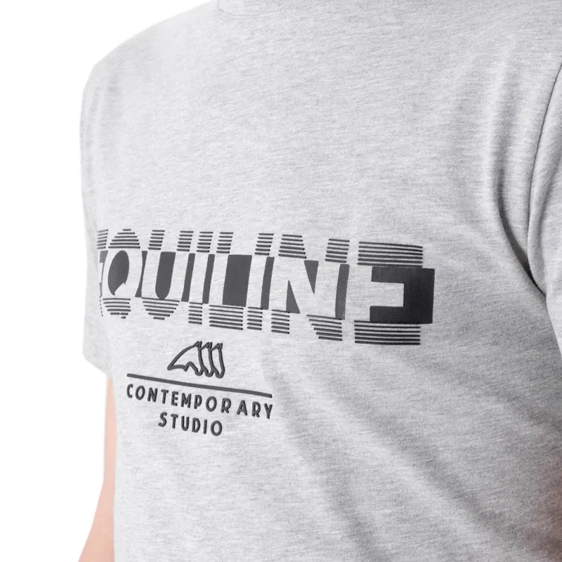 Equiline Colbrec Short Sleeve Mens Tee - Grey Melange-1