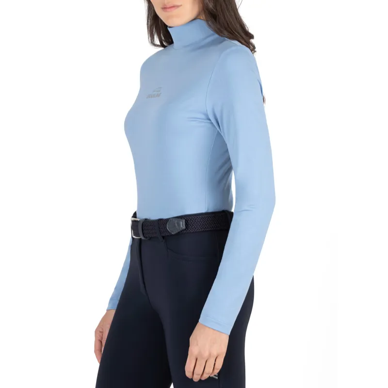 Equiline Collec Long Sleeve Ladies Base Layer - Rain Washed-2