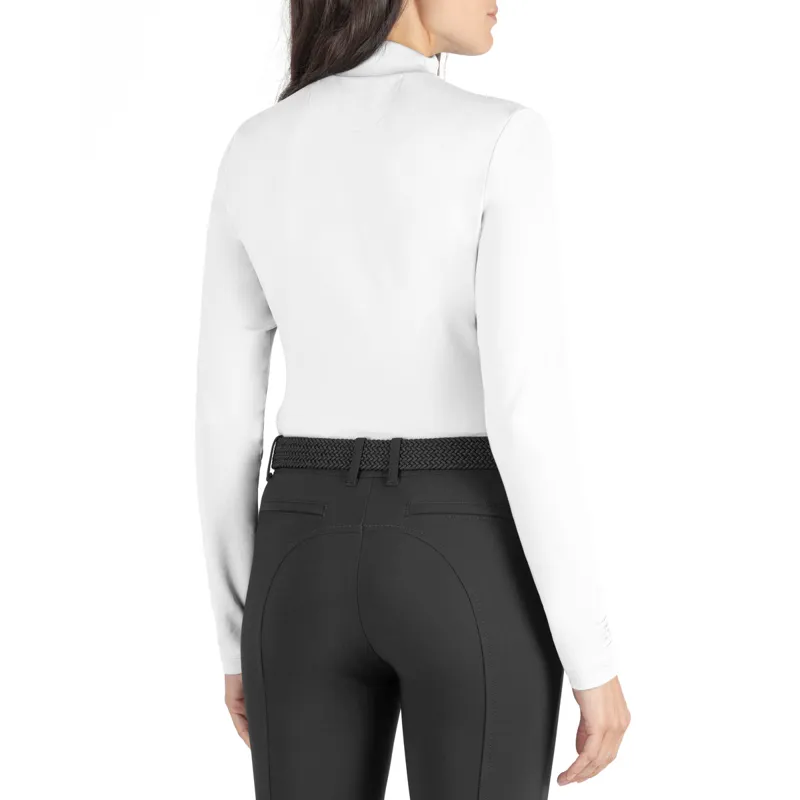 Equiline Collec Long Sleeve Ladies Base Layer - White-1