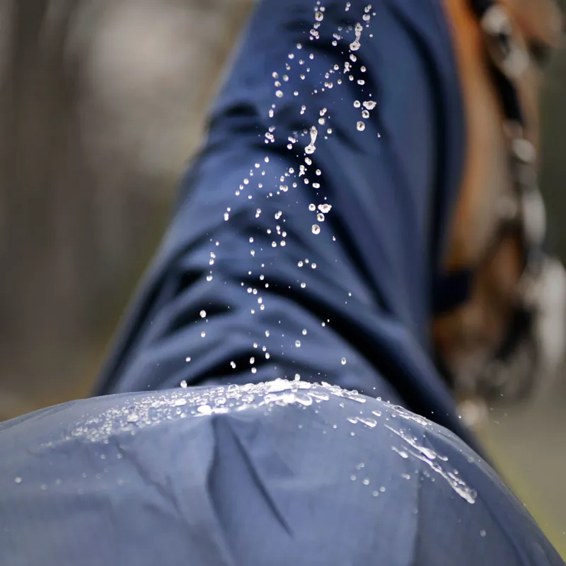 Equiline Corby Full Neck Waterproof Riding Rain Sheet - Navy Blue-3