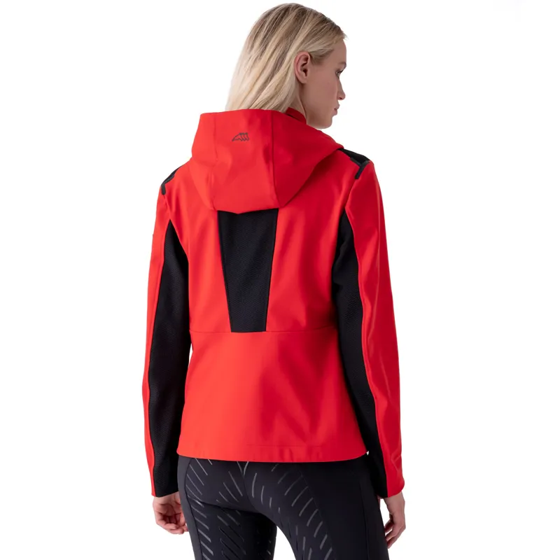 Equiline Coret Ladies Softshell Jacket - Molten Lava-1