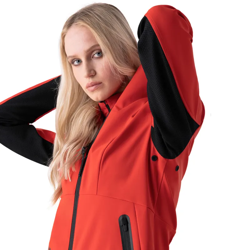 Equiline Coret Ladies Softshell Jacket - Molten Lava-4