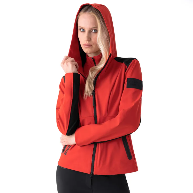 Equiline Coret Ladies Softshell Jacket - Molten Lava-3