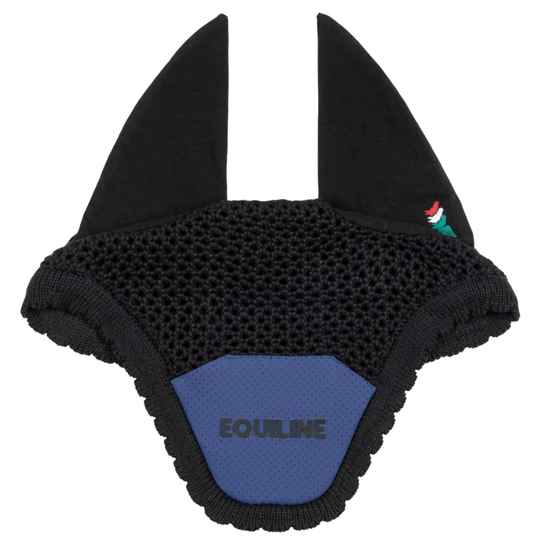 Equiline Crucec Ear Net - Indigo Blue