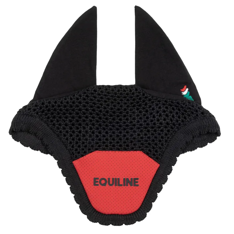 Equiline Crucec Ear Net - Molten Lava
